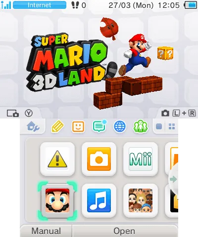 3ds home menu